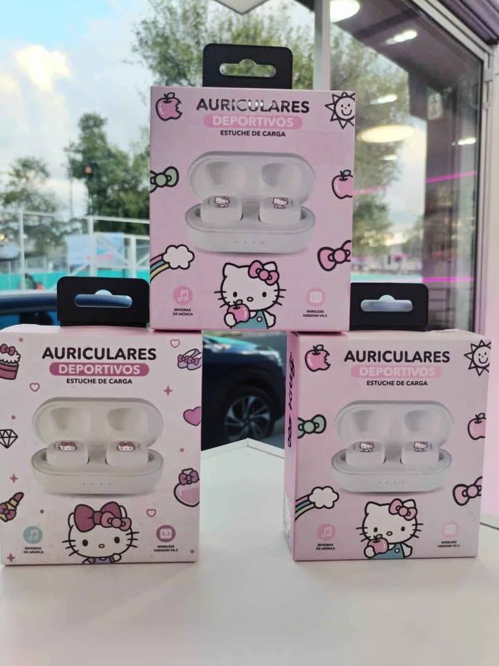 🎀🎧 ¡Llegaron los audífonos más tiernos! 🎧🎀 💗✨ Hello Kitty Edición Especial ✨💗