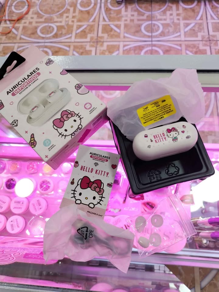 🎀🎧 ¡Llegaron los audífonos más tiernos! 🎧🎀 💗✨ Hello Kitty Edición Especial ✨💗