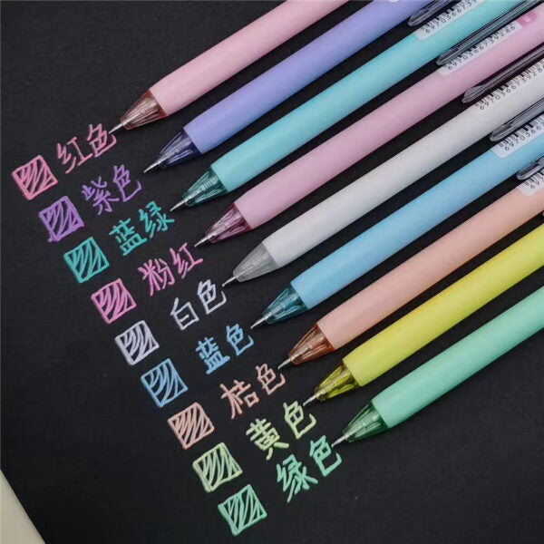BOLIGRAFO DE GEL 0.7MM 9 COLORES SWEET MORANDI