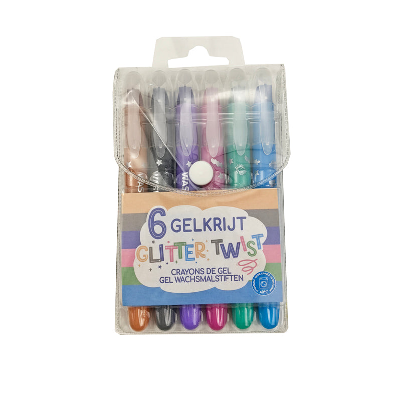 Crayones de Gel con Brillantina Gelkrijt Glitter Twist! ✨