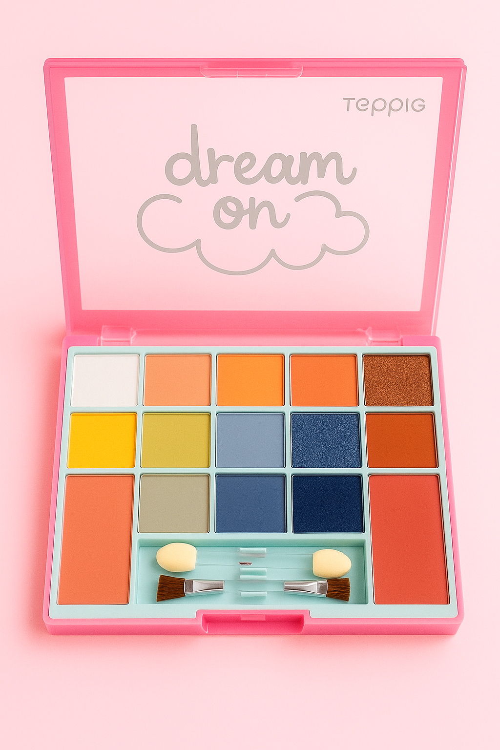 FEBBLE ON CLOUD PINK EYESHADOW & BLUSH PALETTE